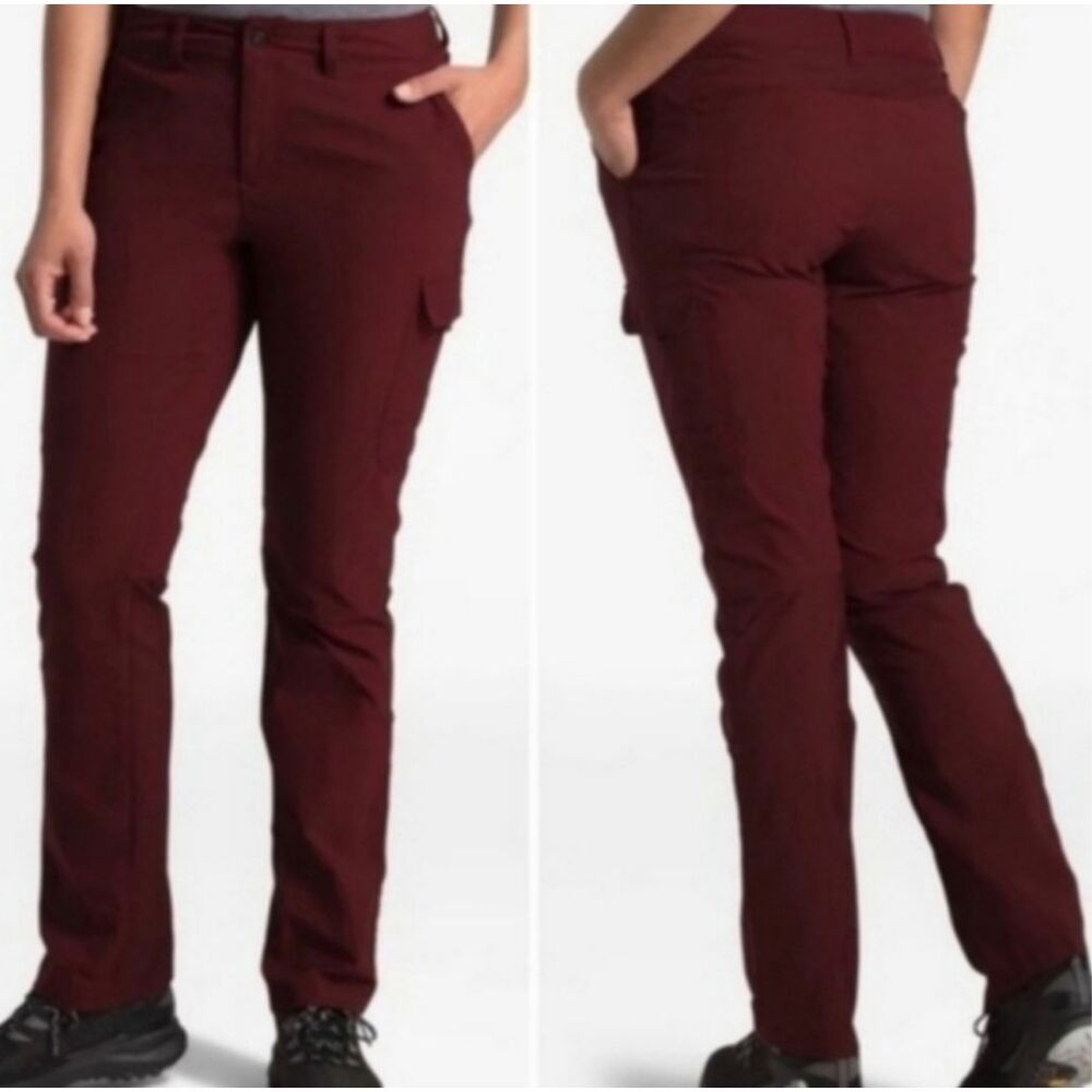 NWT The North Face Wander Hiking Pants Deep Garnet Red Women’s Size 8